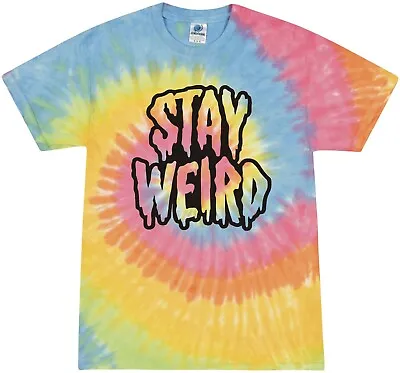 Buy Funny  Stay Weird  Tie Dye Tshirt • 19.99£