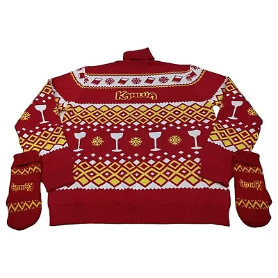 Buy Promo Kahlúa Brand Limited Edition Holiday Ugly Christmas Sweater XXL W/ Glove • 20.18£