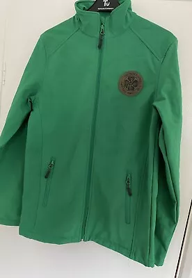 Buy Celtic FC Logo Soft Shell Jacket Size Youth/mens Xs 34 Inch Chest • 12.99£