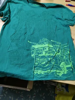 Buy Official Nickleodeon Teenage Mutant Ninja Turtles Green T-shirt . L  Unworn • 7.99£