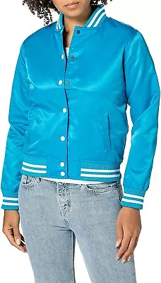 Buy Urban Classics Women's Ladies Shiny College Jacket, Multicoloured • 30£