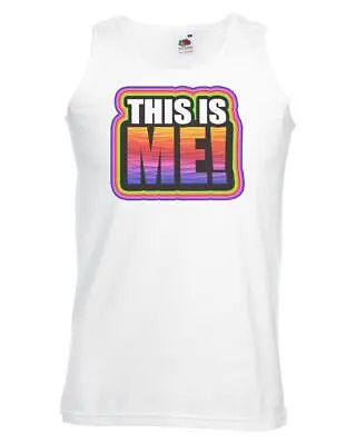 Buy Unisex This Is Me The Greatest Rainbow Gay Pride LGBT Quote Vest • 10.95£