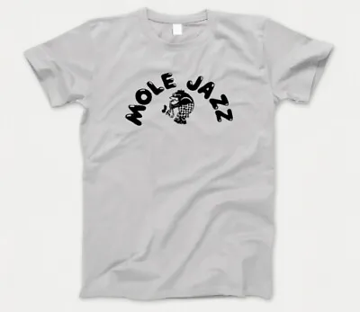 Buy Mole Jazz T Shirt 1045 Retro Record Shop Label London Tubby Hayes Art Pepper Sax • 12.95£
