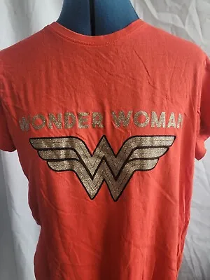 Buy DC Comics Wonder Woman Ladies T Shirt RED (UK 12) Medium Costume/cosplay • 10£
