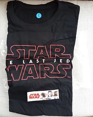 Buy Star Wars The Last Jedi Short Sleeve T Shirt Large Size • 15£