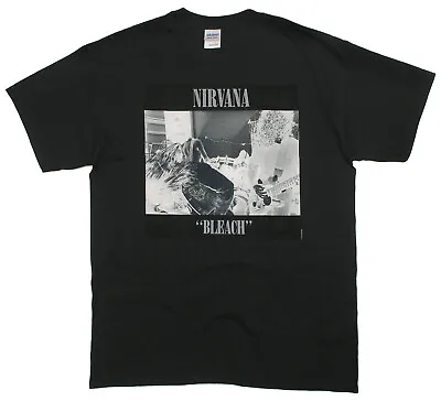 Buy Nirvana Bleach T Shirt OFFICIAL Kurt Cobain Grunge Album Cover Art NEW  Large • 15.99£
