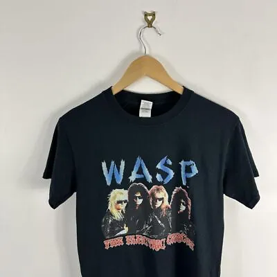 Buy Men’s Vintage W.A.S.P. The Electric Circus 2010's Metal Black Sz Small T-Shirt • 25£