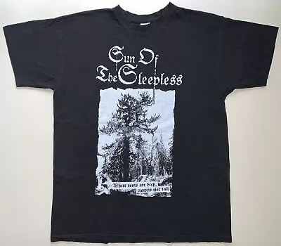 Buy SUN OF THE SLEEPLESS T-Shirt Nocte Obducta Black Metal Gr.L *GETRAGENER ZUSTAND* • 30.79£