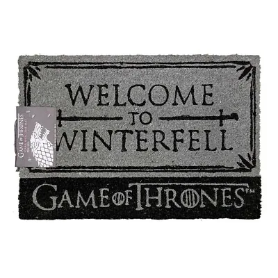Buy Game Of Thrones 'welcome To Winterfell' Coir Door Mat - Official Licensed **new* • 15.03£