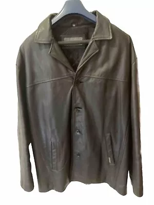 Buy Ben Sherman XL Men’s Tan Leather Jacket  • 19.99£