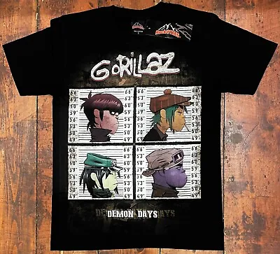 Buy BNWT Rock@Tees Gorillaz Demon Days Double Sided T-shirt Medium (ts0397) • 21.99£