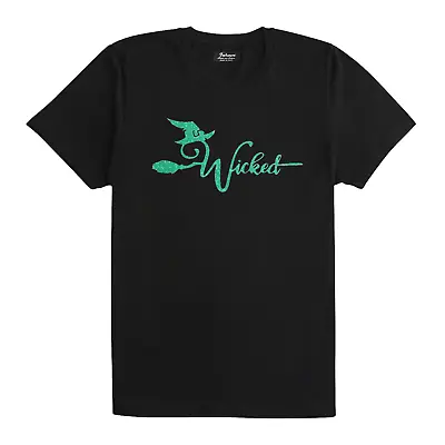 Buy Wicked The Musical Inspired T-shirt GLITTER Green Broadway West End Unofficial  • 8.99£