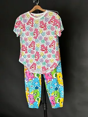 Buy Care Bears Grumpy Bear Pajamas Set Sz Small Pants/Medium Shirt • 23.67£