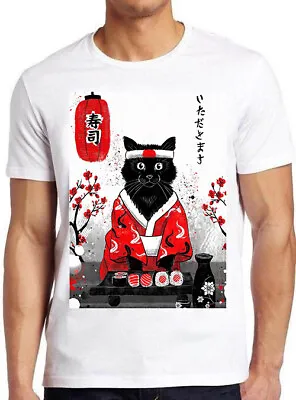 Buy Japanese Sushi Cat Kitten Cartoon Anime Manga Funny Gift Tee T Shirt C1395 • 7.35£