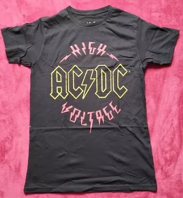 Buy ACDC Rock T Shirt High Voltage Black Official Licensed Top Unisex Mens Ladies • 12.99£