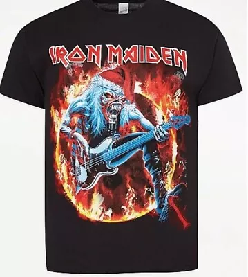 Buy Iron Maiden Christmas T-shirt, Adults, Size Large (42 -44  Chest), Licensed • 19£