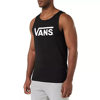 Buy Vans Mens Classic Summer Crew Neck Sleeveless T-Shirt Top Tee Vest Tank • 22.95£