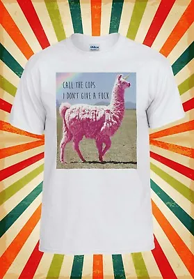 Buy Llama Lama Unicorn Call The Cops Cool Men Women Vest Tank Top Unisex T Shirt 789 • 9.95£