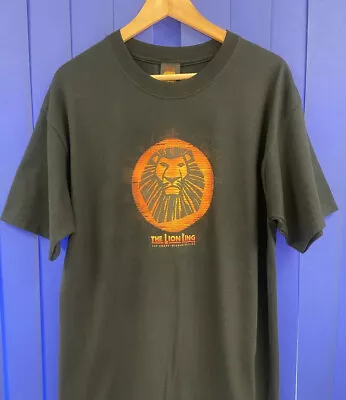 Buy Official Disney The Lion King Musical London T Shirt - Size Large BNWT • 19.99£