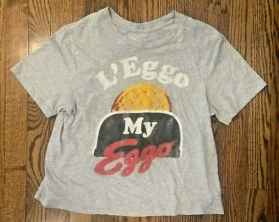 Buy LEggo My Eggo Shirt Kelloggs Womens Gray • 2.33£