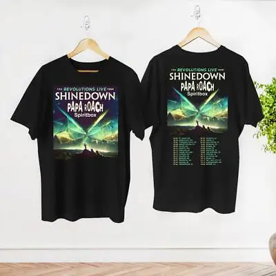 Buy Shinedown Fan Gift Shirt, The Revolutions Live Tour 2024 T-shirt, Shinedown Band • 25.98£