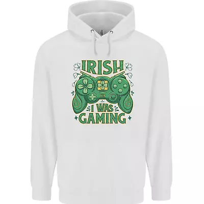 Buy Irish I Was Gaming St Patricks Day Gamer Childrens Kids Hoodie • 17.99£