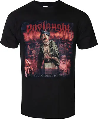 Buy Onslaught - Religiousuicide (Black T-Shirt)  ST2424  NEW S-2XL • 6.95£