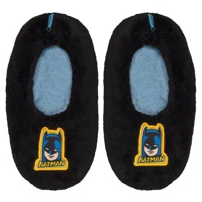 Buy Dc Black Batman Slippers Size 8-9 New • 9£