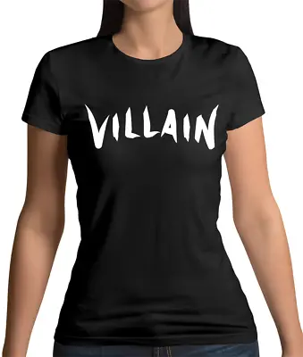 Buy Villain Womens T-Shirt - Superhero - Enemy - Evil Character - Funny - Comic • 13.95£