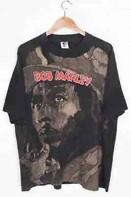 Buy Vintage Bob Marley 'Rastaman Vibration' 90s Front Back T-Shirt USA Made (XL) • 170.76£
