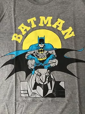 Buy Mens Grey T Shirt With Batman Detail. Sizes XL & XXL • 9.99£