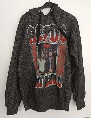 Buy Vintage ACDC ‘No Bull’  Hoodie Top. Grey/Black. Size Large. Good Condition. • 40£