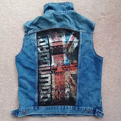 Buy Download Festival Denim Battle Jacket Vest Heavy Metal Size 12 • 40.99£