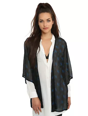 Buy Harry Potter Ravenclaw Crest Chiffon Kimono Sheer Juniors Size XL Ladies Large • 23.60£