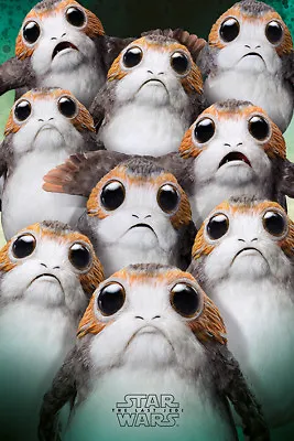 Buy Star Wars The Last Jedi Movie Many Porgs 91x61cm Maxi Poster New Official Merch • 7.20£