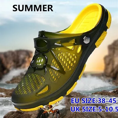 Buy 2024 Men Sandals Summer Slippers Outdoor Beach Casual Shoes Cheap Water Shoes • 21.59£