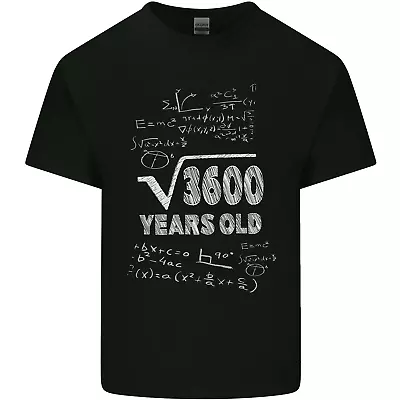 Buy 60th Birthday 60 Year Old Geek Funny Maths Mens Cotton T-Shirt Tee Top • 9.99£