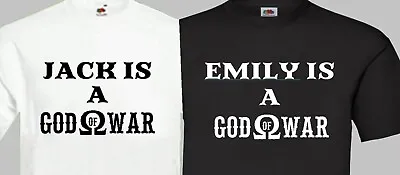 Buy God Of War Adults T.shirt Personalised Free Of Charge - FREE UK Post • 12.50£