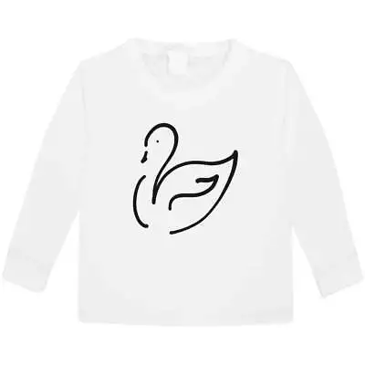 Buy 'Line Art Bird' Children's / Kid's Long Sleeve Cotton T-Shirts (KL038008) • 9.99£