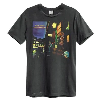 Buy Amplified Unisex Adult Ziggy Stardust David Bowie T-Shirt L Charcoal • 21.96£
