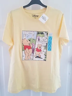 Buy Disney Winnie The Pooh Ladies T Shirt Size S UK 10-12 • 10.99£