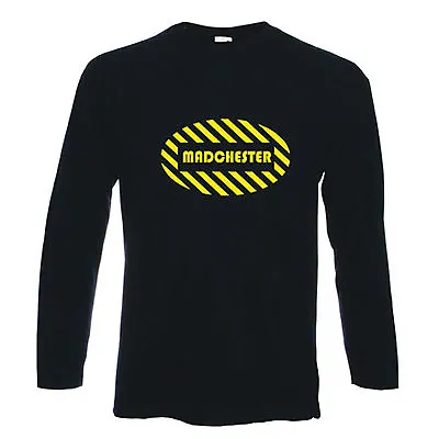 Buy Madchester Long Sleeve T-Shirt - Stone Roses Happy Mondays Factory Records • 17.95£