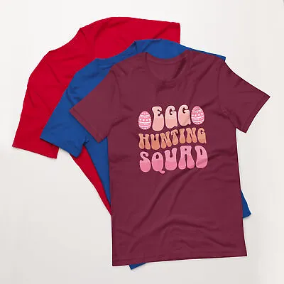 Buy Egg Hunting Squad Retro Printed T Shirt - Unisex & Ladies Sizes, Easter, Gift • 12.99£