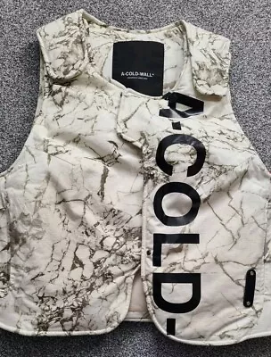 Buy A COLD WALL  Marble Padded Gilet Small  • 199.99£