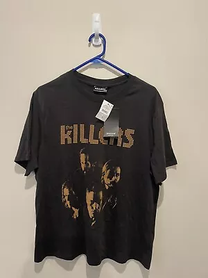 Buy The Killers Washed Out Black T Shirt (Bravado By Cotton On) Size L Brand New • 18.86£