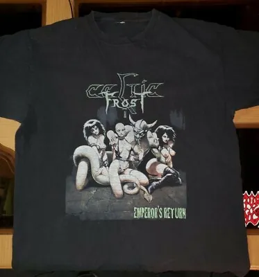 Buy Celtic Frost Emperor's Return T Shirt Black Metal Hellhammer Vintage Xl • 141.75£