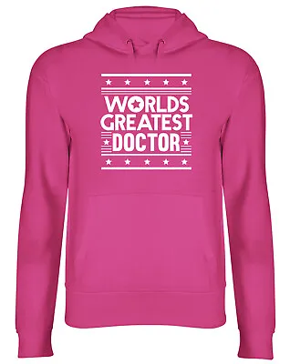 Buy Worlds Greatest Doctor Mens Womens Hooded Top Hoodie • 17.99£