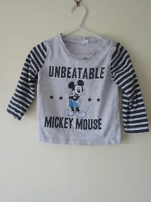 Buy Mickey Mouse Disney Tshirt Top Tee Boys Kids Age 12 18 Months 12-18 Baby T Shirt • 5.99£
