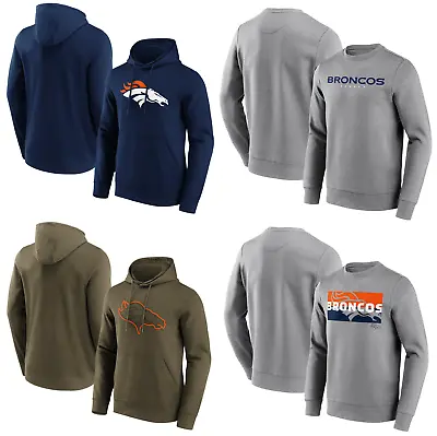 Buy Denver Broncos NFL Hoodie Sweatshirt Men's Fanatics Top - New • 19.99£