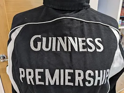 Buy Guinness Multi Listing Apron And XL Premiership Black Long Sleeved Rugby Top  • 29£